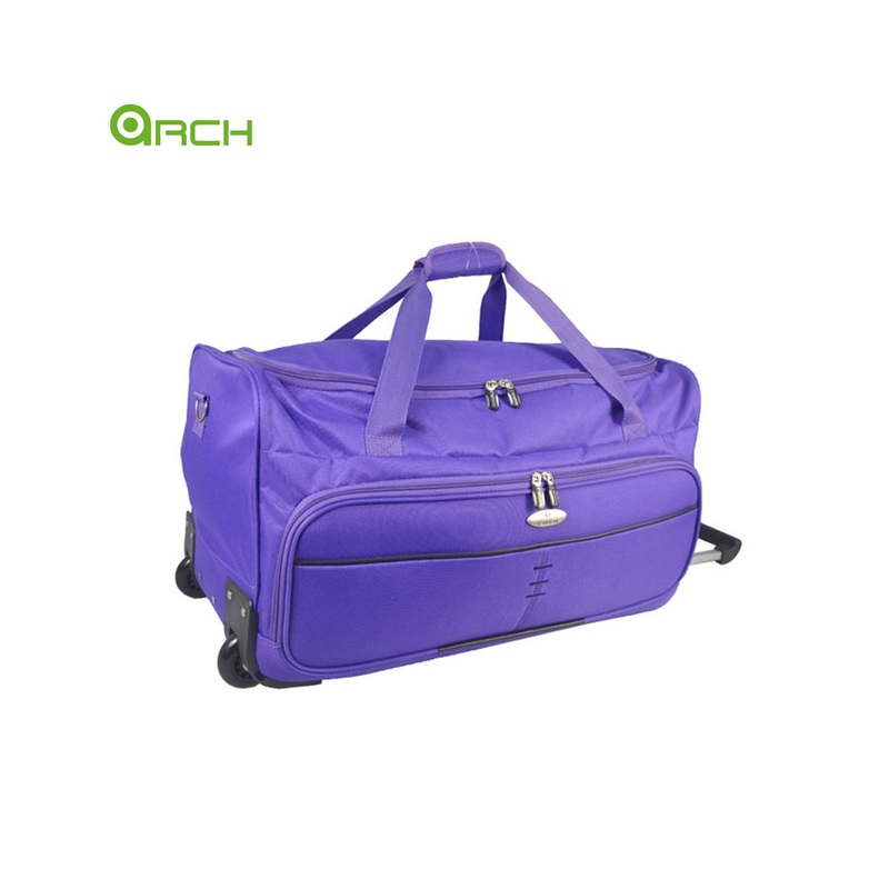 600d Polyester Wheeled Duffle Bag with One Front Big Pocket – Luggage Bag and Travel Bag price