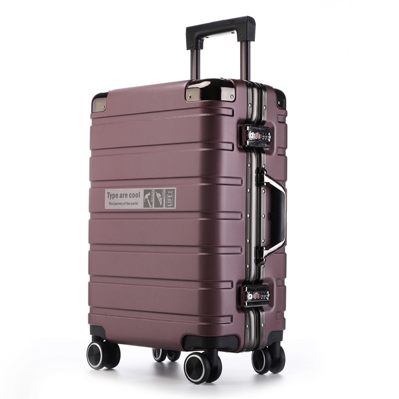 Custom Luggage Aluminum Frame Suitcase ABS Traveling Suitcase – Custom Luggage and Traveling Suitcase price