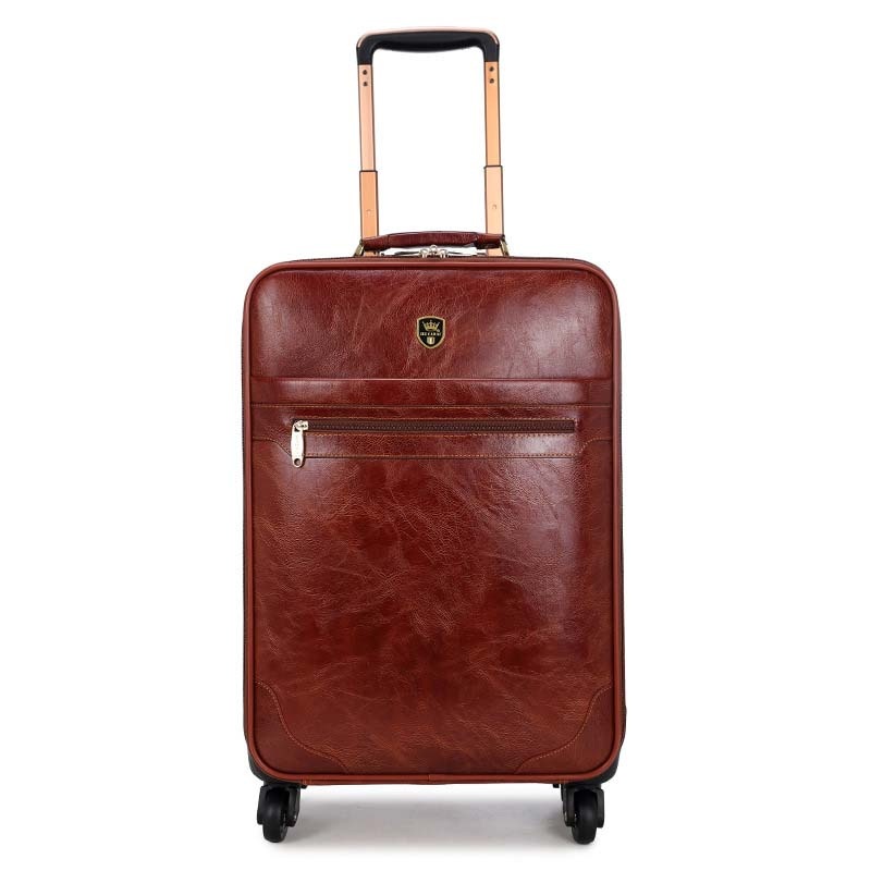 Factory Hot Selling Nice Quality Travel Women PU Leather Suitcase Trolley Luggage – Travel Suitcases and Travel Bags price