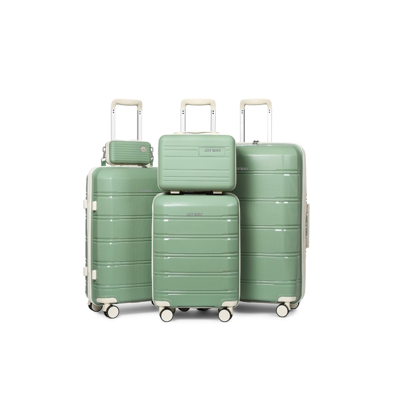 Fashion High Quality Low Price 5PCS Set 100% PP Spinner Wheel Tsa Lock ODM Suitcase Sets Hand Trolley Trav Luggage for Maletsa – PP Travel Luggage and PP Travel Suitcase price