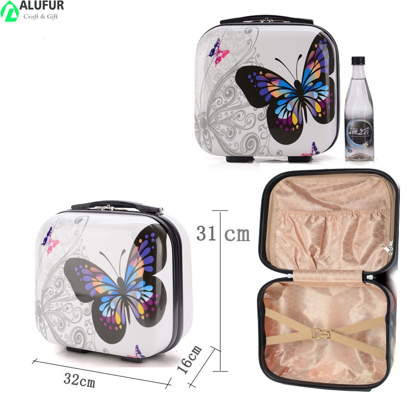 Hard Shell Cosmetic Carrying Case Makeup Handbag Beauty Toiletries Case for Traveling – Mini Hard Shell Case and Small Travel Suitcase price