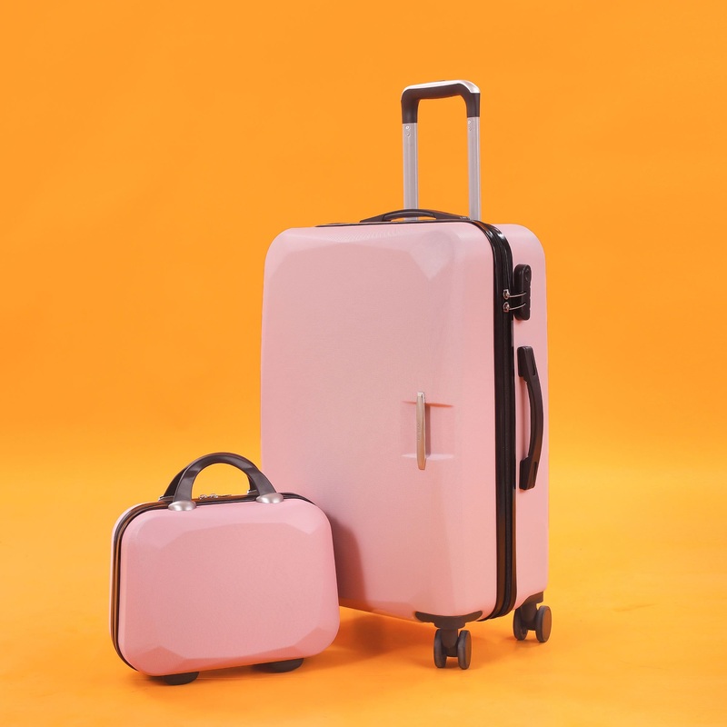 Luggage Suitcase Piece Set Carry on ABS+PC Spinner Trolley with Pocket Compartmnet Weekend Bag (Sakura pink, 20in(carry on)) – Luggage Set and Travel Bag price