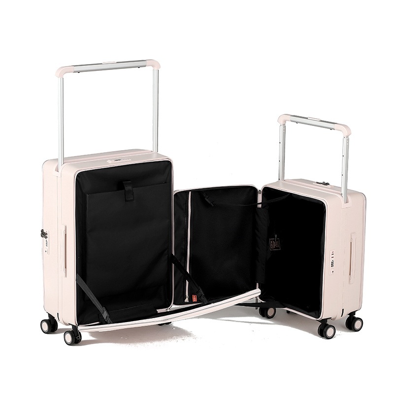 PP Latest Design Wide Trolley Luggage 20 25 Inch Traveling Carry on Suitcase Large Capacity Luggage with Tsa Lock – 20 25 Inch PP Travel Suitcase and Carry on Suitcase price