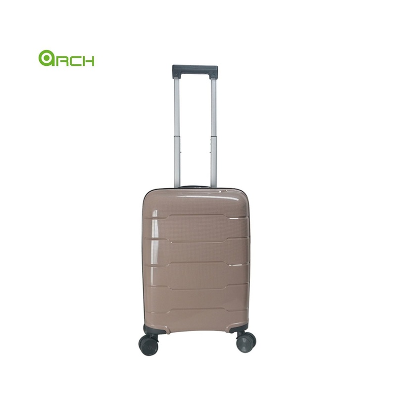 Supplier PP Travel Trolley Luggage with Double Spinner Wheels and Retractable Handle – Luggage and Trolley Luggage price