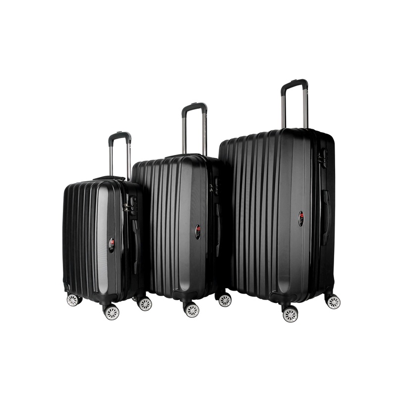 Top Sale 3 PCS ABS Trolley Luggage Suitcase Set with Wheels Trolley Bags – Suitcase Set and Luggage Suitcase price