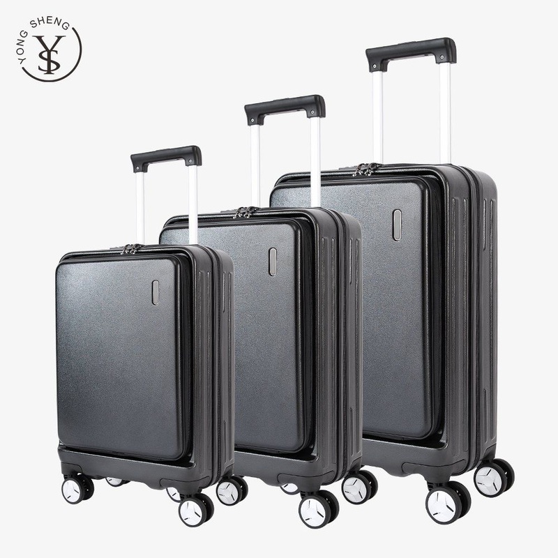 Wholesale Front Pocket Double Zipper Business Trolley Bags 3 Pieces Luggage Sets – Suitcase and Luggage price