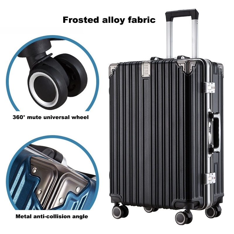 Aluminum Frame Suitcase Travel Luggage Hard Case with USB Charging – Aluminum Suitcase and Aluminum Luggage Suitcase price