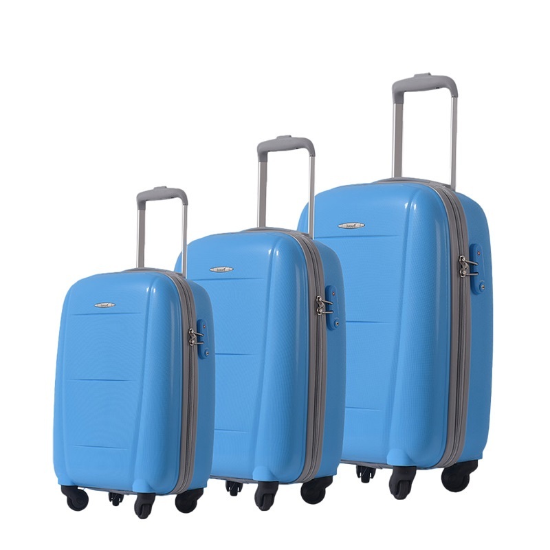 Bubule PP Hardshell Suitcase Travel Trolley Luggage (set) 3 Pieces Ppl06 – Wholesale PP Suitcase and Trolley Luggage price