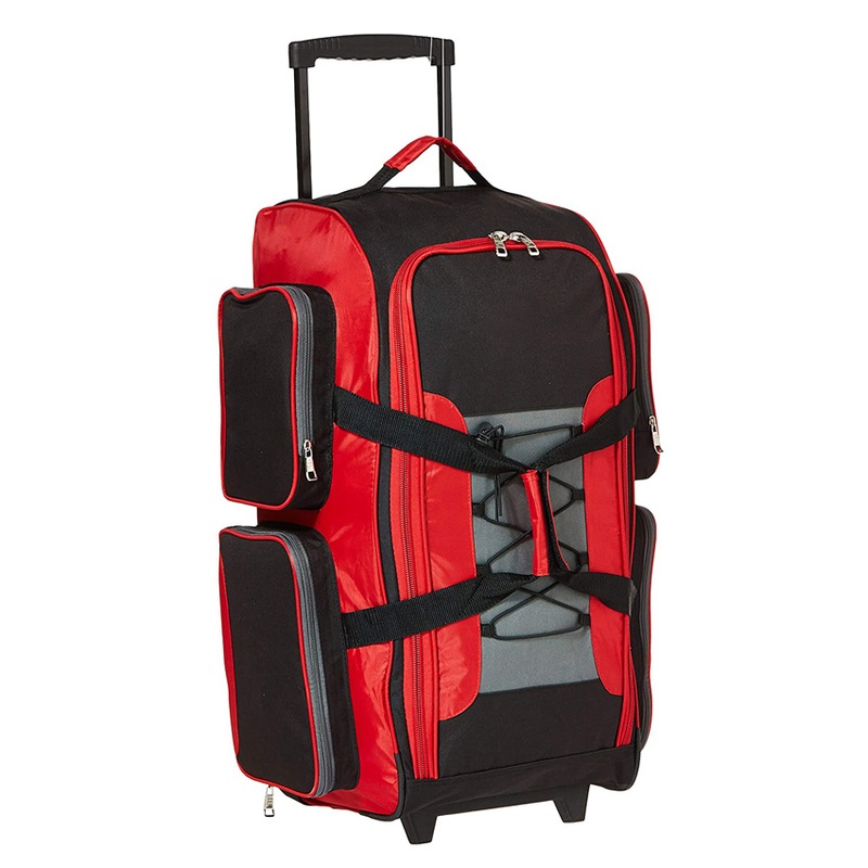 Collapsible Durable Duffle Bag with Wheels Outdoor Trolley Bag Lightweight Roller Bag – Roller Bag and Rolling Bag price