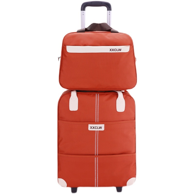 Promotional Fashion Leather Tote Handbags Wheeled Bag Luggage – Tote Bag and Travel Bag price