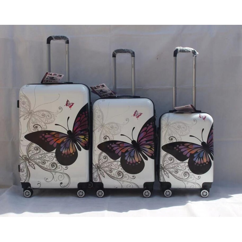 Carry-on Travelling Box Luggage Waterproof ABS+PC Custom Print Trolley Case Hard Light Weight – New Printed Pattern 20/24/28 and Travel Luggage Sets ABS PC Hard Case Trolley price