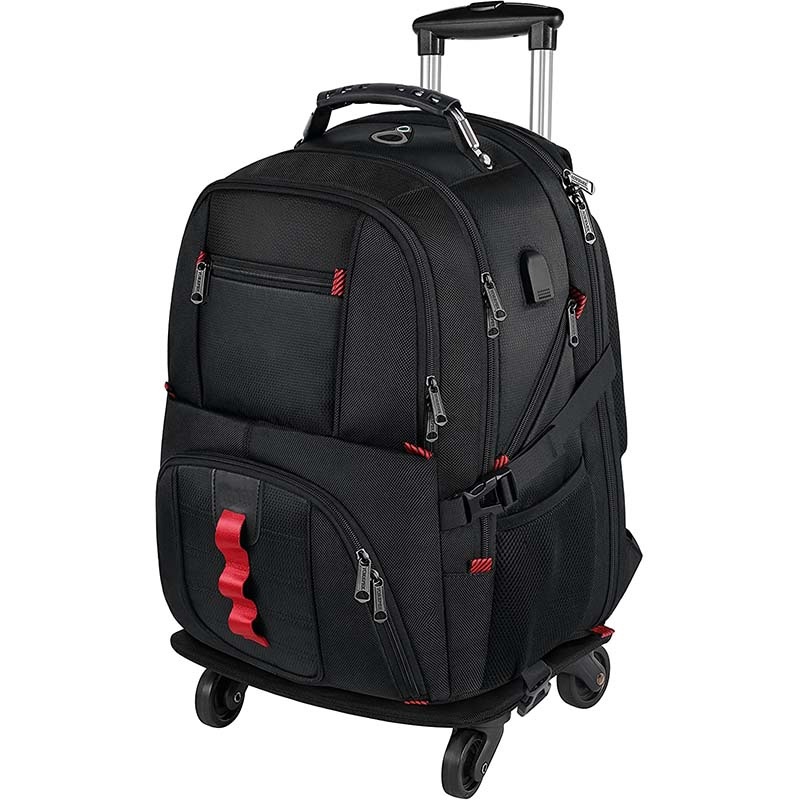 Durable Removeble Wheeled Notebook Compact Luggage Teens Trolley School Backpack – Wheeled Backpack Luggage and Compact Rolling Backpack price