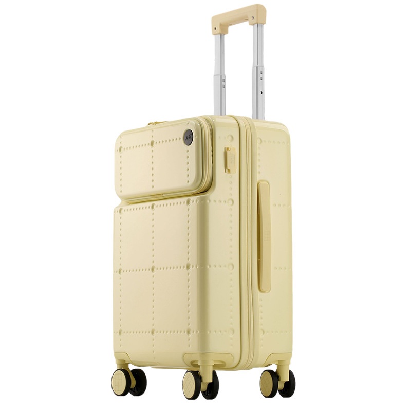 Front Open Multi-Functional Suitcase with USB Port – Front Open Luggage and ABS+PC Case price