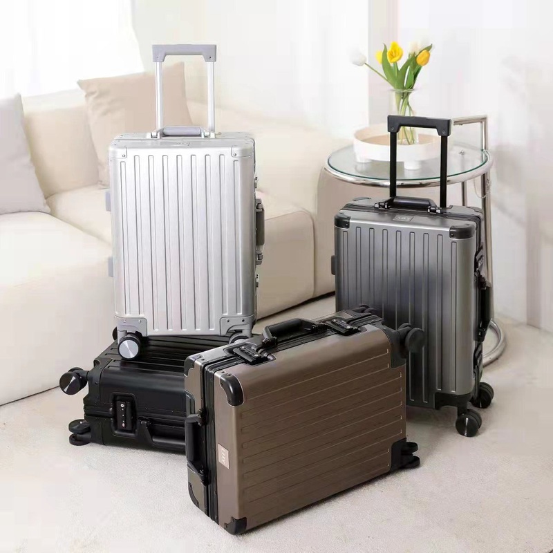 High Quality Full Aluminum Suitcase with 360 Degree Spinner Wheels – Trolley Luggage and Wholesale Travel Luggage price