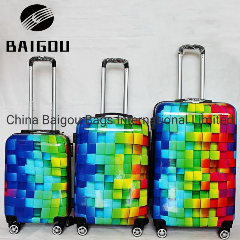 Hot Sale 20 24 28inch PC ABS Printing Suitcase Travel Trolley Luggage – Suitcase and Trolley Luggage price