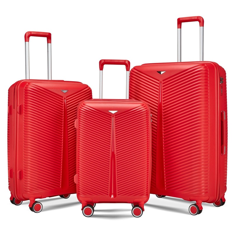 Hot Sale PP Suitcase Travel Case Beautiful Trolley Case 3 PCS Luggage Set – PP Suitcase and Luggage Set price
