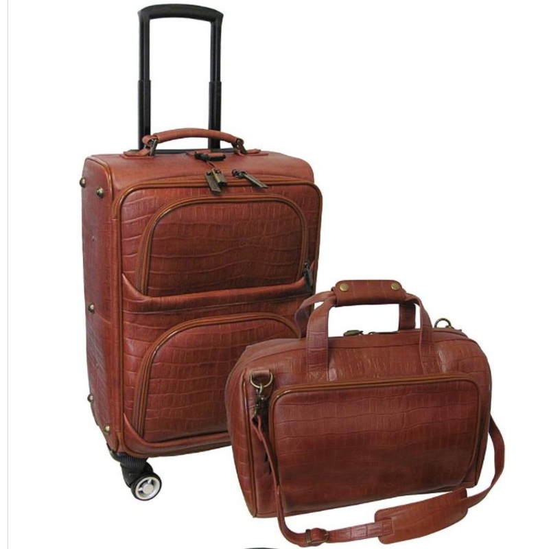 Luxury PU Vintage Trolley Leather Travel Suitcase Luggage Bag Sets – Luggage and Trolley price