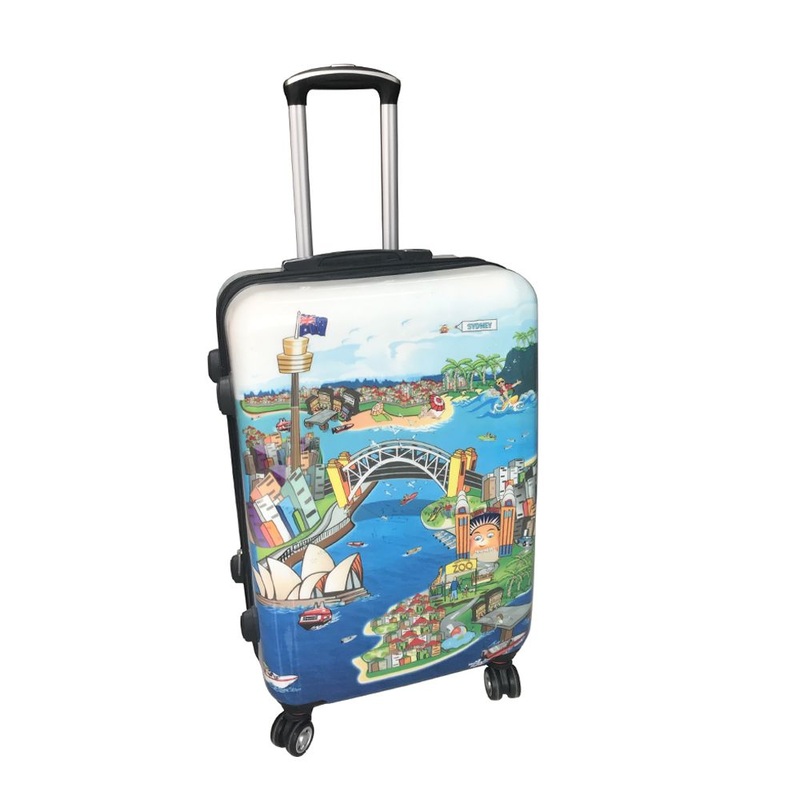 OEM Printed High Quality Luggage ABS/PC Trolley Suitcase – Luggage and Luggage Bag price