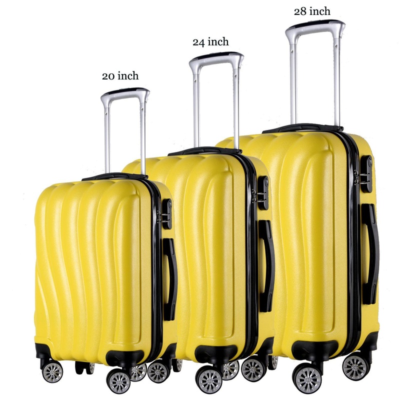 Trendy Lightweight Trolley Case ABS Hard Scratch Prevention Travel Luggage – Luggage and Luggage Bag price