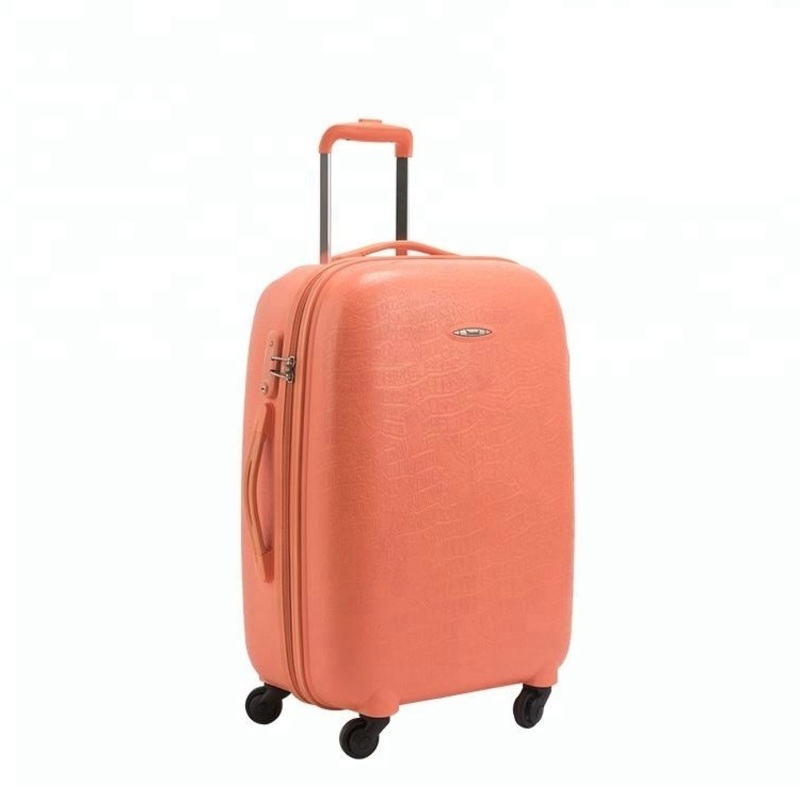 Bubule PP Orange Luugage Color Trolley Travelling Suitcase Set Fashion Rolling Luggage – Luggage Suitcases Wholesale and Designer Travel Luggage Sets price