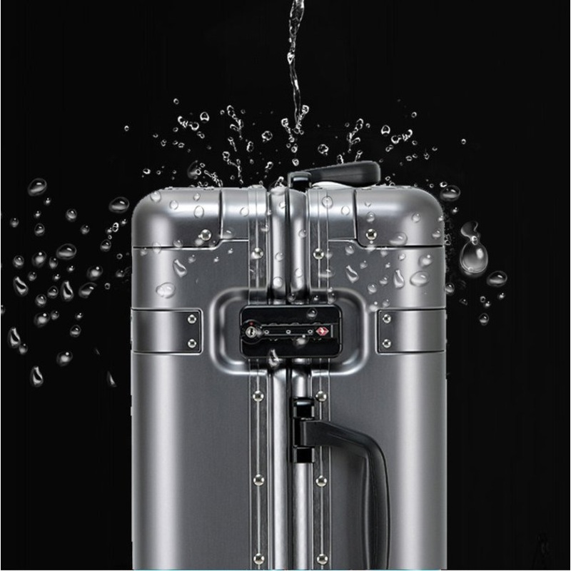 Factory Wholesale All Aluminum Magnesium Aolly Trolly Luggage Metal Travel Bag – Metal Luggage and Cute Luggage price