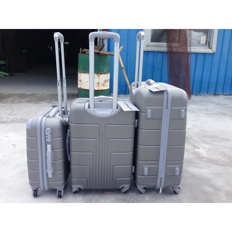 Good Quality Nice Looking Grey Trolley Luggage ABS 4 Spinner Wheels – Travel Bag and Trolley Luggage price