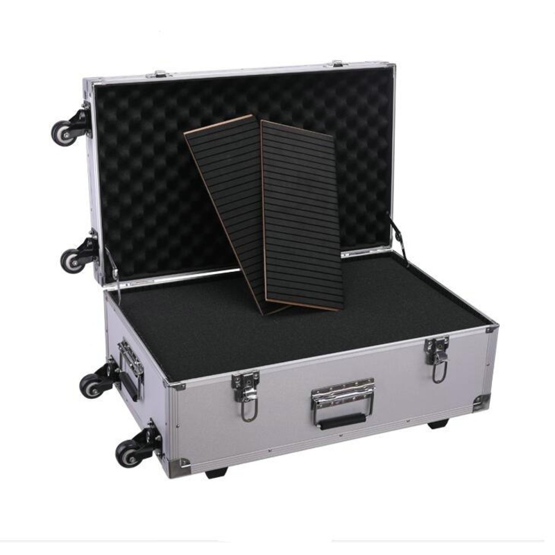 Portable Pull Rod Aluminum Alloy Instrument Protection Box Tool Trolley Case – Aluminum Frame and Trolley Case price