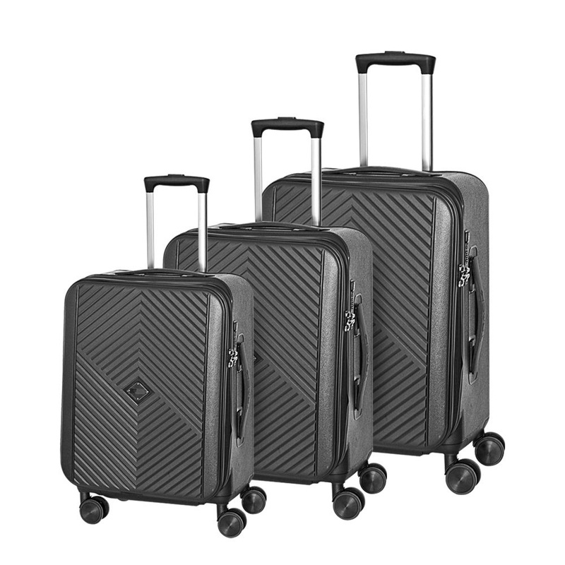Ppl02c Zipper Luggage with Tsa Lock Hardshell Waterproof PP Rolling Suitcase 20 24 28 Inch Travel Trolley Luggage Bag on Sale – PP Luggage Set and Large Rolling Suitcase price
