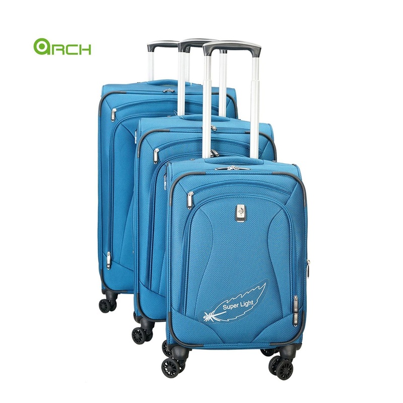 20 24 28 3PCS Set Polyester/ Nylon/PU/Soft/Waterproof Light Weight Luggage Travel Trolley Case with Link-to-Go System Fg2064LG – Luggage and Luggage Bag price