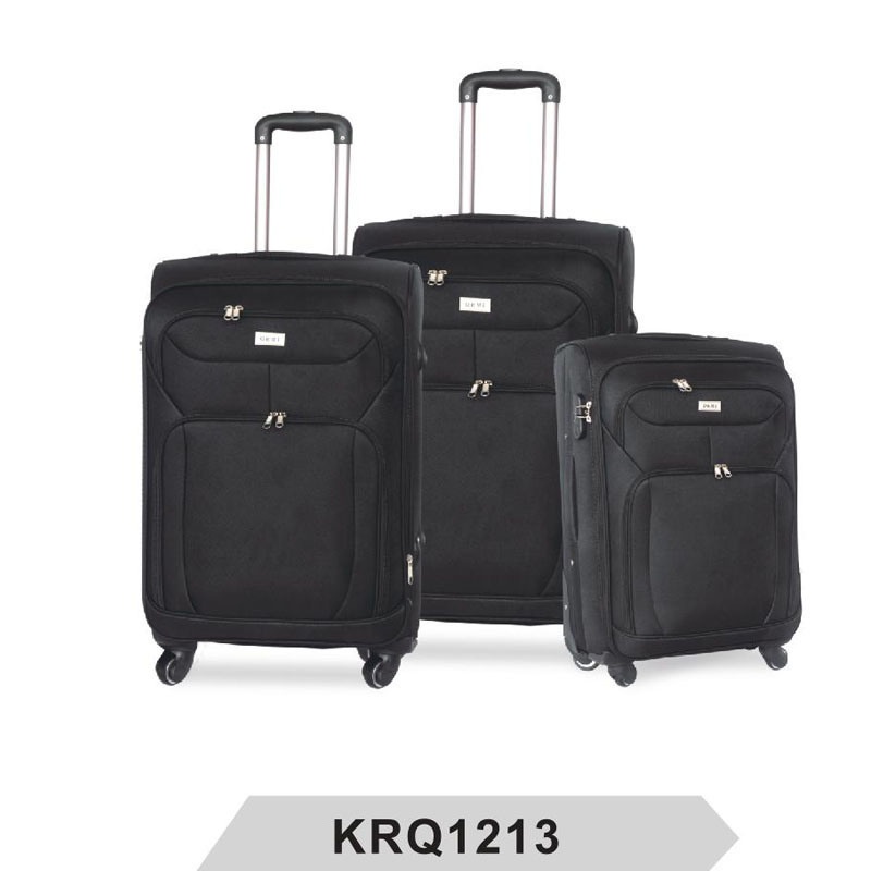 3PCS 1200d Polyester 4wheels Iron Trolley Luggage – Suitcase and Luggage Travel Bag price