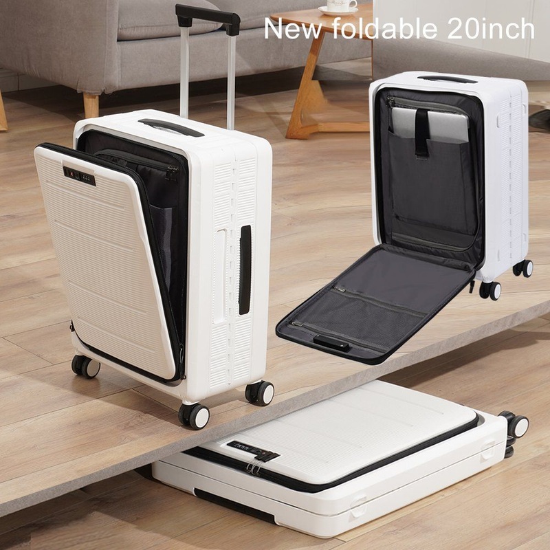 Factory New Design up Open 20inch Laptop Suitcase Travel Bag Carry-Ons – Laptop Suitcase and Fold Rolling Trolley price