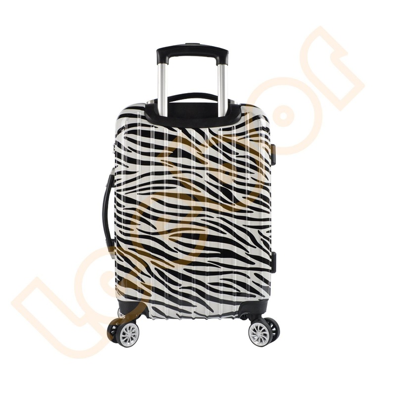 Promotion Universal Wheels 20 Inch Trolley Luggage/Suitcase with Zebra Pattern – Promotion Luggage and Suitcase with Zebra Pattern price