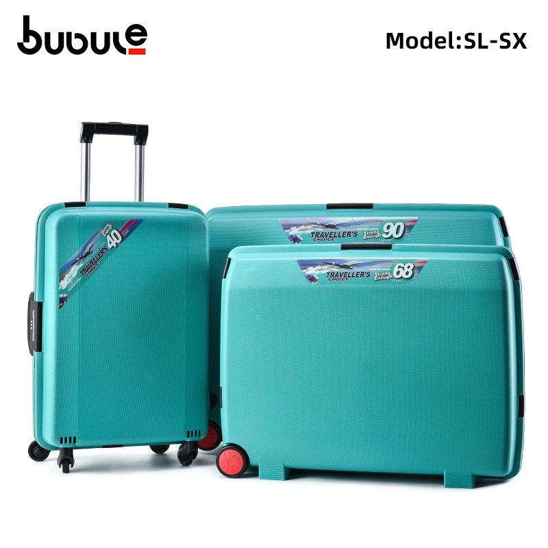 Bubule New Design PP Carry on Rolling Wheels Luggage Large Capacity Suitcase 3 PCS Luggage Set Slsx – Hardside Spinner Luggage and Hand Luggage price