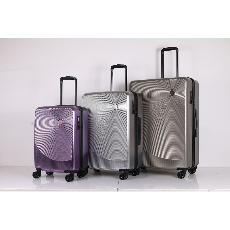 Wholesale RPET Zipper Luggage Design Travel Aluminum Trolleycase Custom Portable Hard Shell Lightweight Safety Luxury Suitcase – Bag and Suitcase price