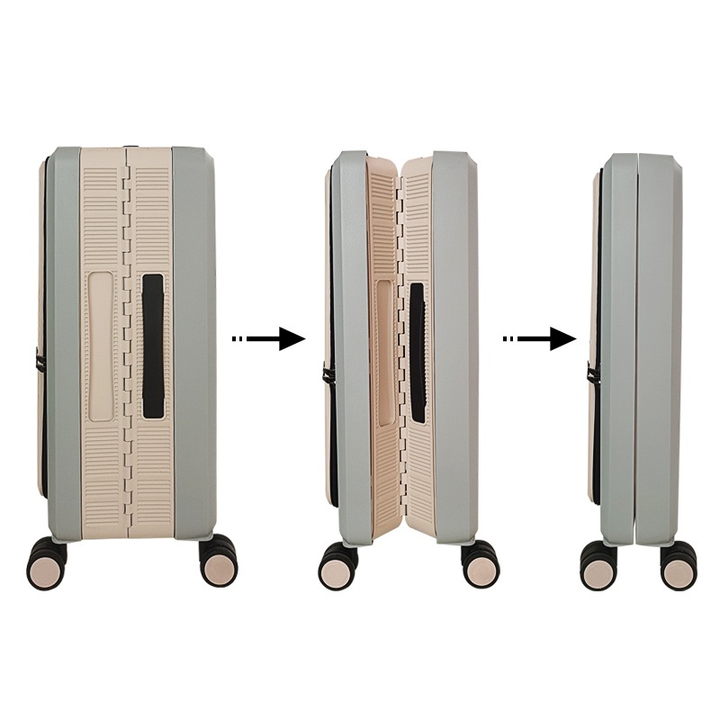 Worldwide Popular Hot Sales Customized Carry on Hard Shell PP Suitcase, Portable Business Folding Luggage – Folding Carry Case and Trolley Luggage price
