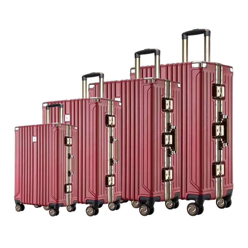 Yx16787 Hot Sale Practical Aluminum Frame Suitcase Set Luggage Waterproof Hard Case – Luggage Bag and Luggage price
