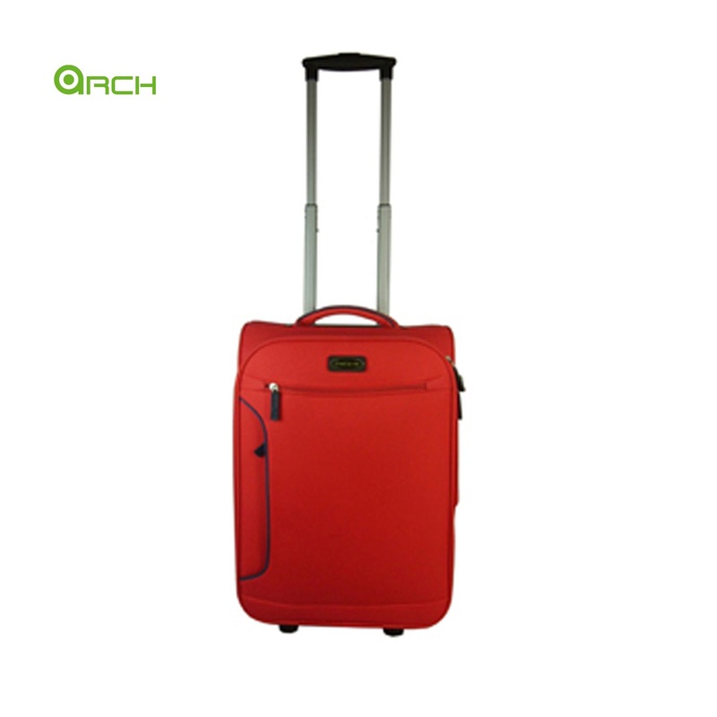 20 24 28 3PCS Set 600d Economic Polyester Luggage with Two Front Pockets Skate Wheels Internal Trolley System – Luggage Bag and Light Case price