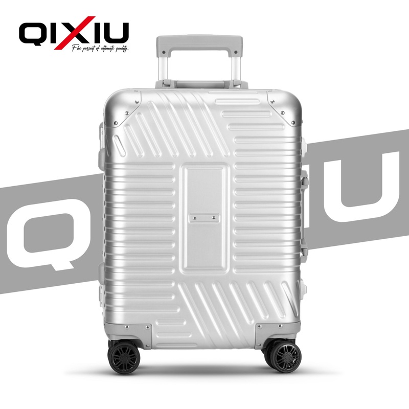 Aluminum Alloy Suitcase with Tsa Lock, Silent Wheels – Ribbed Business Design (28 In) – Luggage and Luggage Travel price