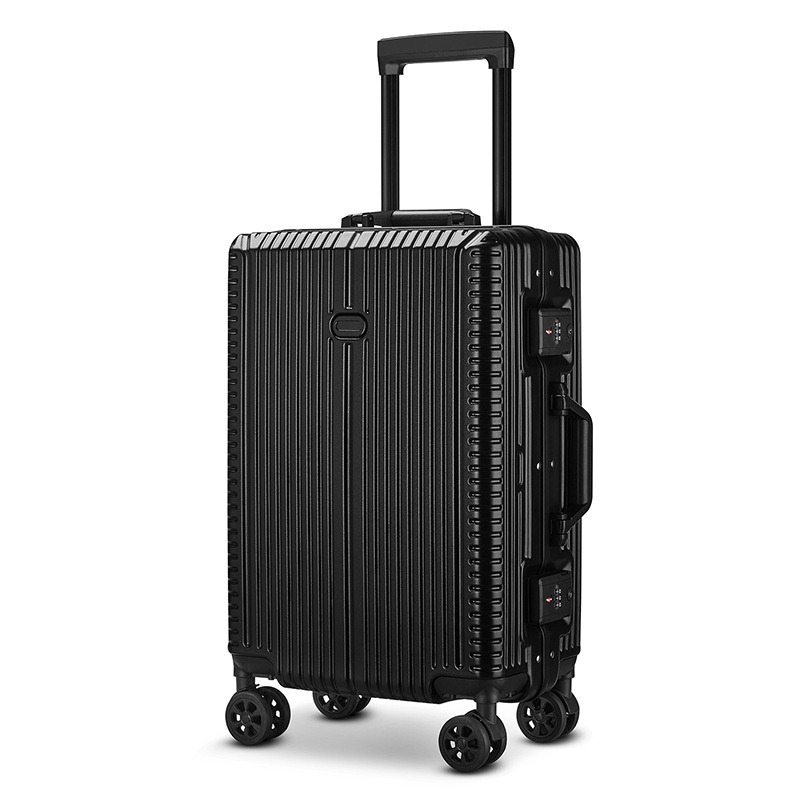 New Design Luggage ABS Travel Bags Luggage PC Fashion Aluminum Frame Suitcase with Wheels – Fashion Luggage and Aluminum Frame Suitcase price