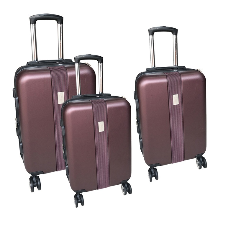 3PCS Luggage Sets ABS Hard Shell Case Trolley Suitcase – Trolley Case and Luggage Bag price