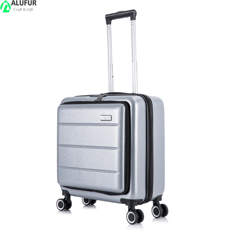 ABS PC Double Wheels Spinner Trolley with Front Pocket Compartment Laptop Compartment – Luggage Suitcase and Carry on Spinner Trolley price