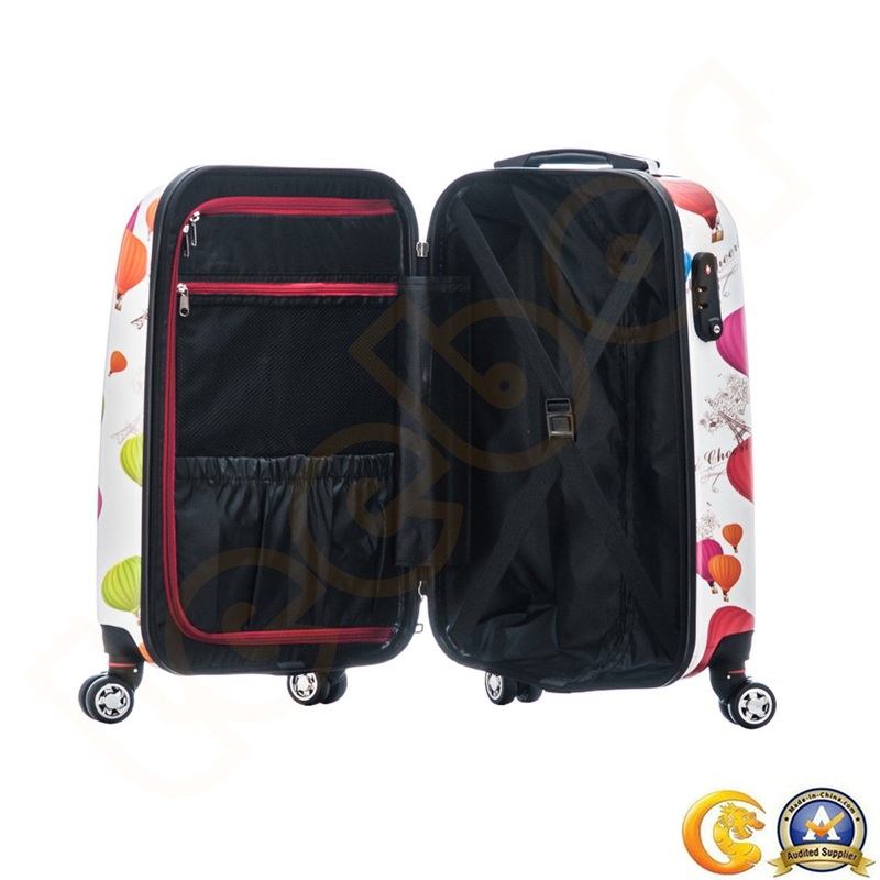 Color Print 20 Inch Fashion Universal Wheel ABS+PC Trolley Luggage – Trolley Luggage and ABS+PC Suitcase price