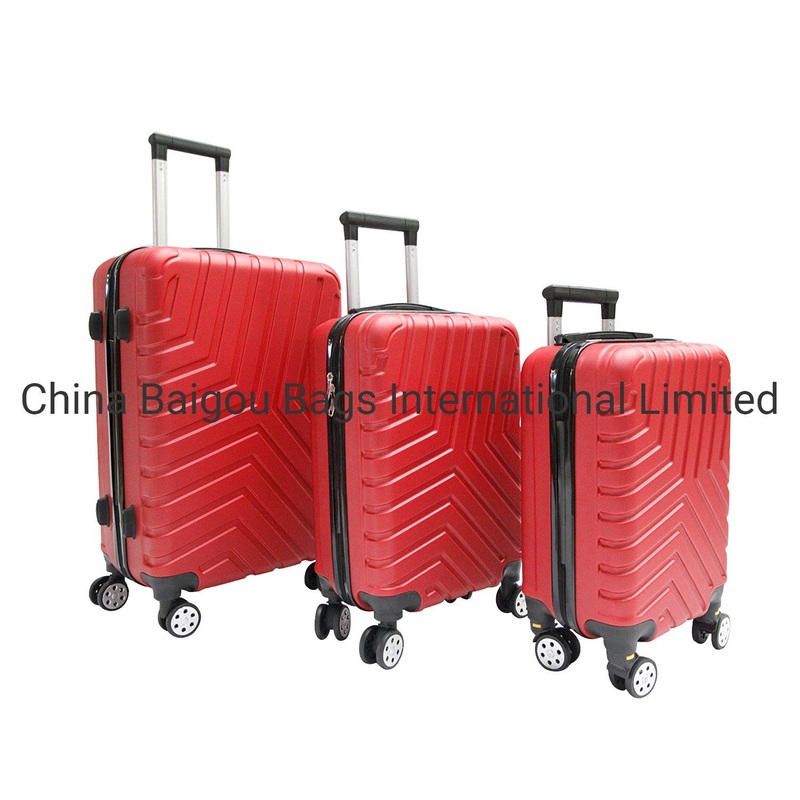 Fashion 20 24 28 3PCS Set OEM Trolley ABS Suitcase Luggage with Lock – Trolley Luggage and Suitcase price