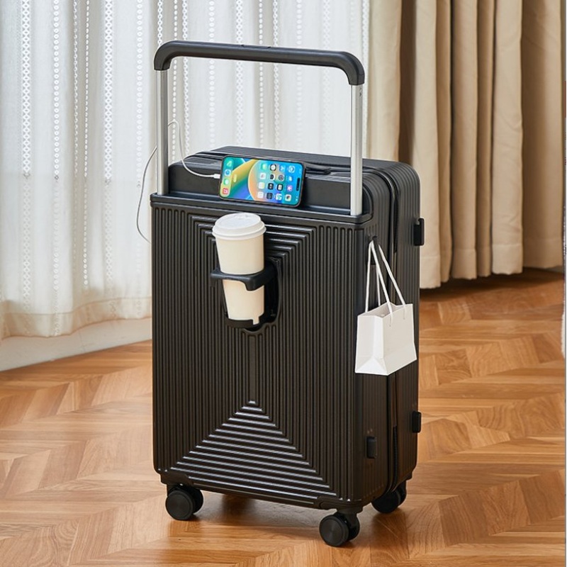 Fashion Wholesales Wide Trolley Suitcase Zipper Password Lock Trolley Luggage – Suitcases and Luggage price