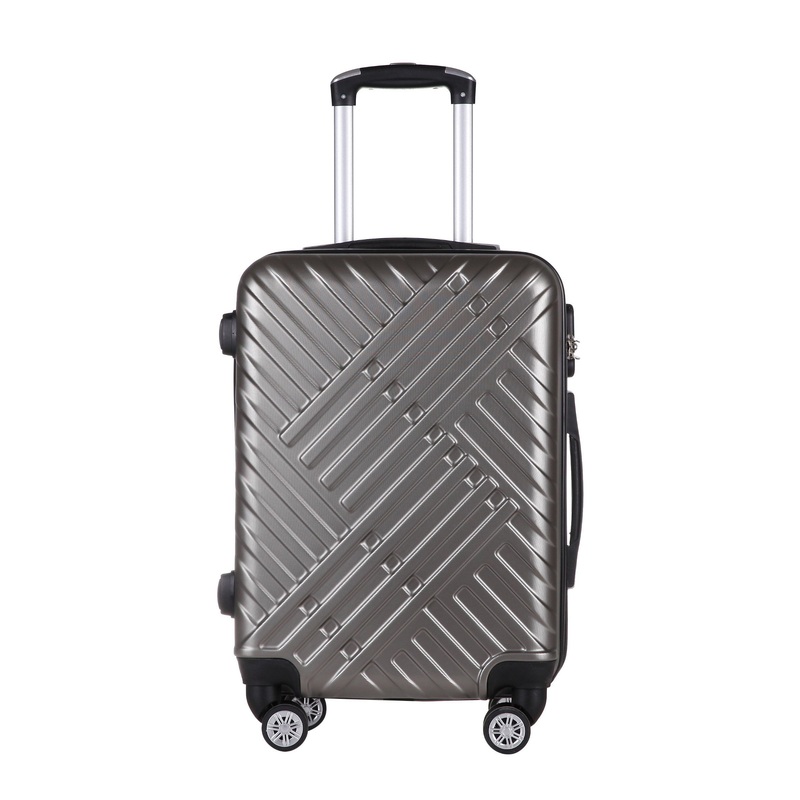 New ABS/PC Material Hot Sale Dary Grey Luggage-8077 – Hot Sale and Suitcase price