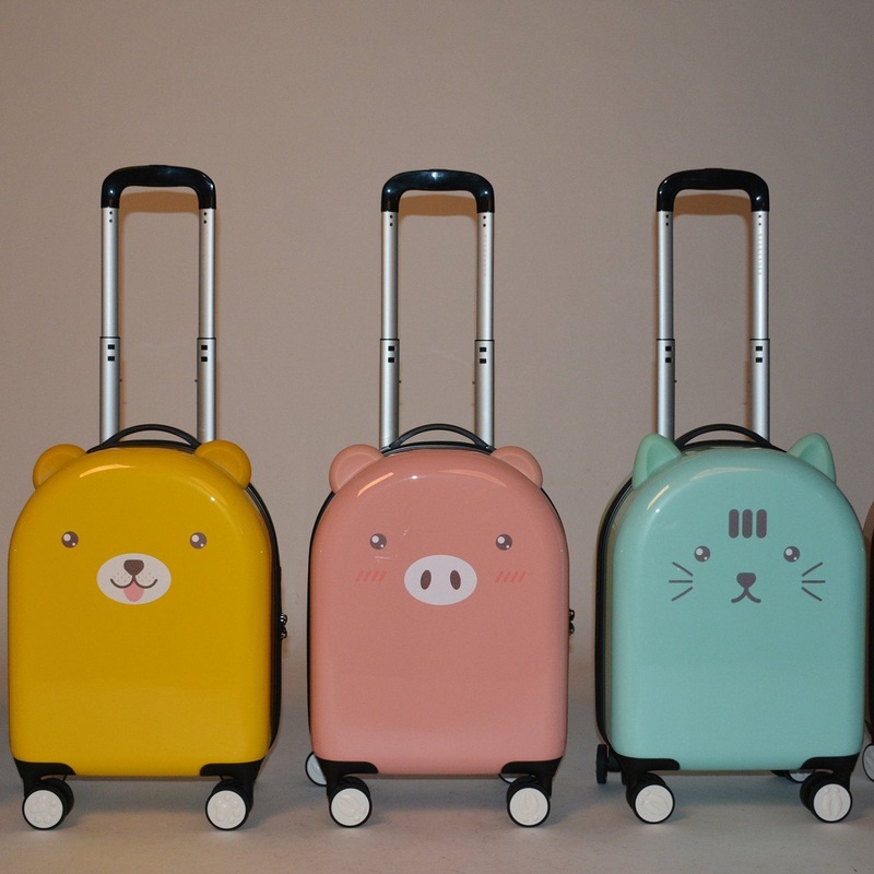 Novelty Animal ABS Cartoon Design Kids Trolley Suitcase Luggage – Luggage and ABS Trolley Case price