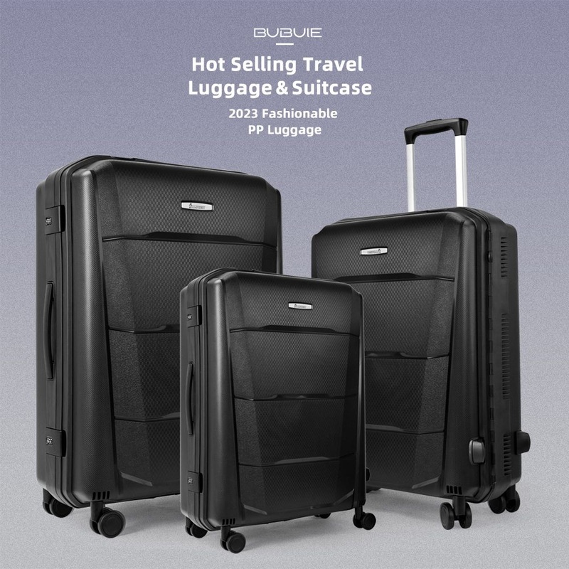 PP Spinner 3 Piece Luggage Sets Travelling Bags Suitcases Factory Price Carry on Luggage with Large Capacity – Travel Luggage Sets and Lightweight Suitcase price