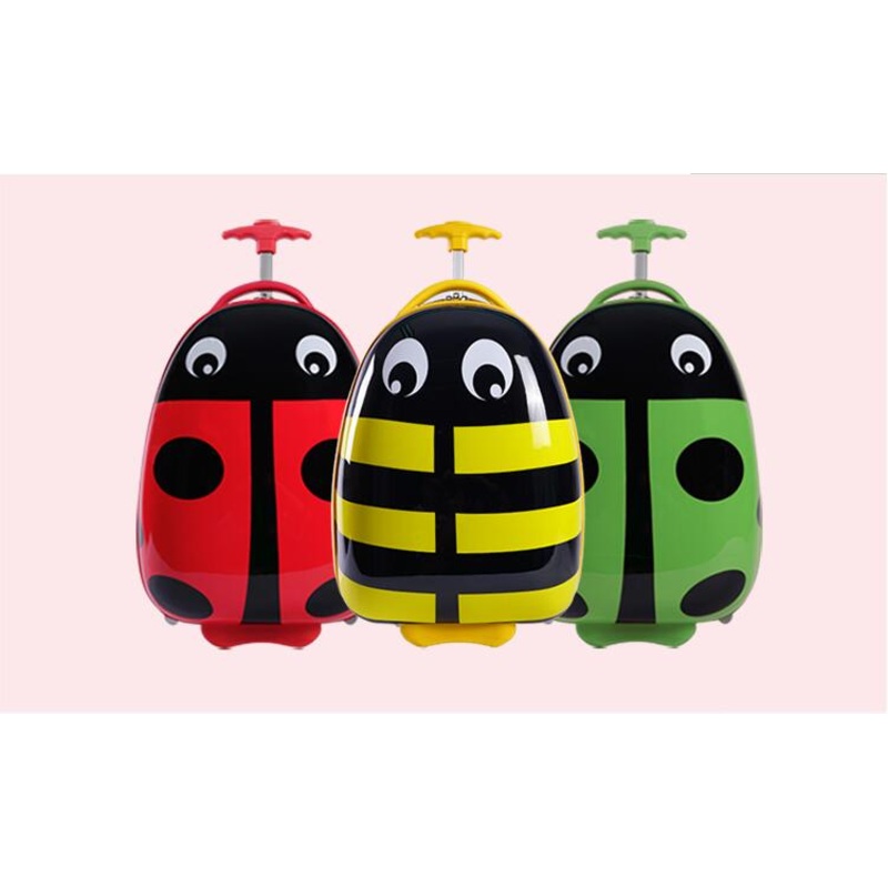 Wholesale OEM 16 Inch Lovely Cartoon Design ABS Hard Shell Kids Travel Luggage Children Carry Trolley Bag Suitcase – Luggage and Trolley price