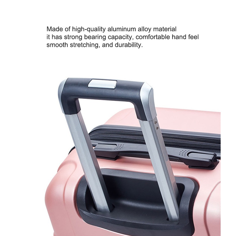 Yx16710 Wholesale High Quality Zipper ABS+PC Trolley Suitcase Waterproof Hard Shell Luggage Travel – Wholesale and High Quality price