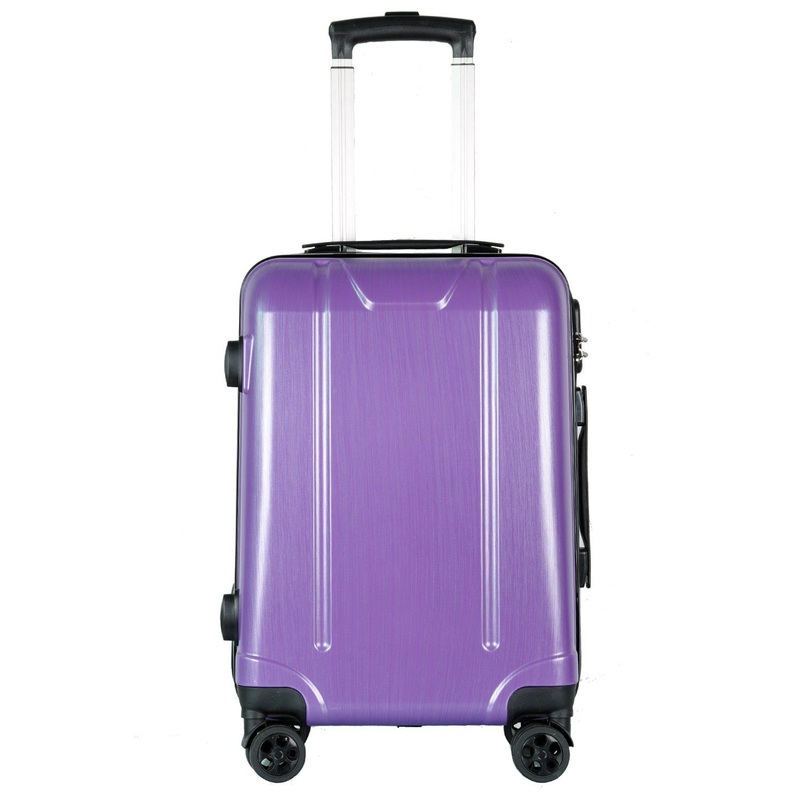 ABS+PC Glossy Trolley Travel Luggage with Spinner Wheels – Luggage and Trolley Luggage price